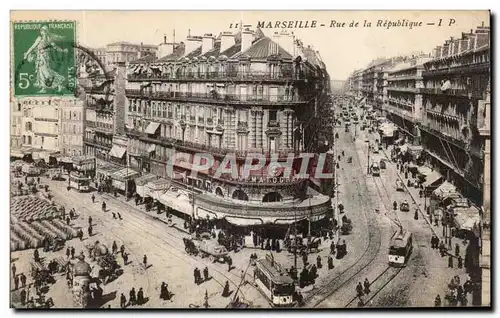 Marseille - Rue de la Republique - Cartes postales