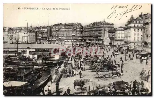 Marseille - Le Quai de la Fraternite - Cartes postales