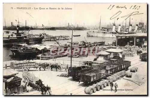 Marseille - Le Quais et les Bassins de la Joliette - Cartes postales