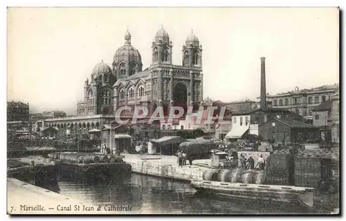 Marseille - Canal St Jean de la Cathedrale - Cartes postales