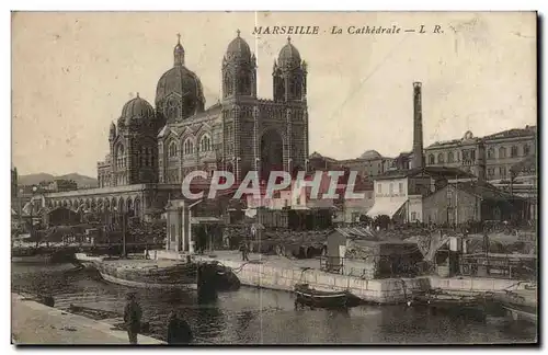 Cartes postales Marseille La cathedrale