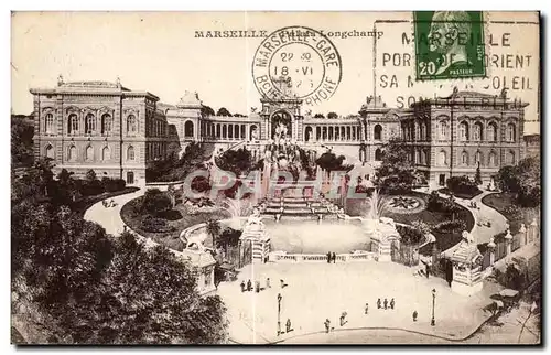 Cartes postales Marseille Palais Longchamp