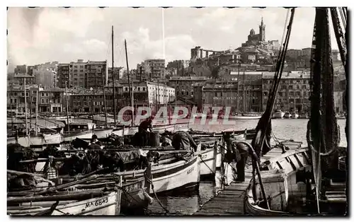 Moderne Karte Marseille Un coin du port