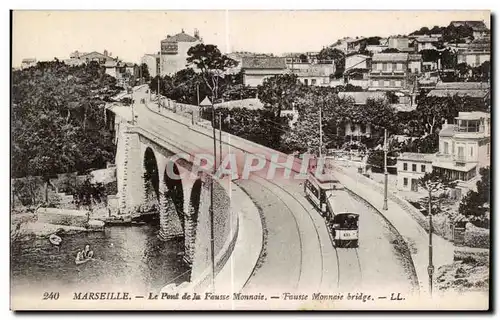 Cartes postales Marseille Le pont de la fausse monnaie