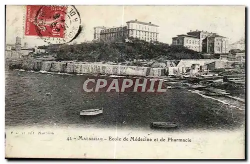 Cartes postales Marseille Ecole de medecine et de pharmacie