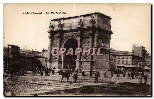 Cartes postales Marseille La porte d Aix