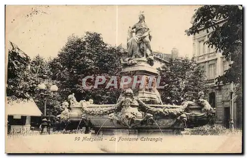 Ansichtskarte AK Marseille La fontaine Estrangin