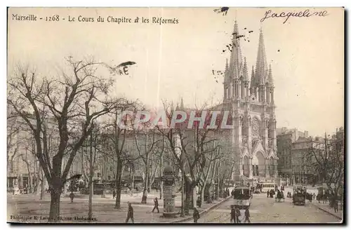 Cartes postales Marseille Le cours du Chapitre et les reformes