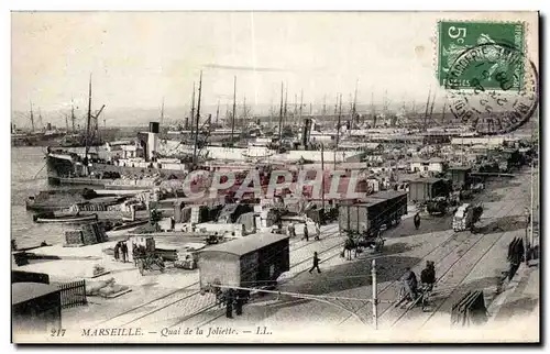 Cartes postales Marseille Quai de la Joliette Bateaux