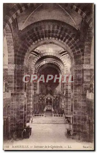 Ansichtskarte AK Marseille Interieur de la cathedrale