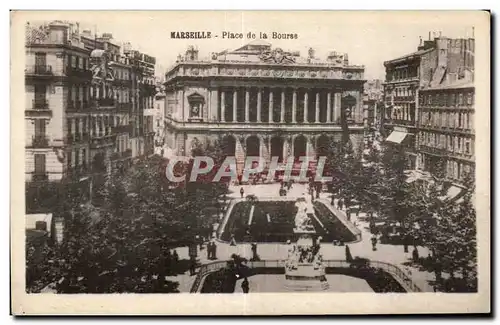 Cartes postales Marseille Place de la Bourse