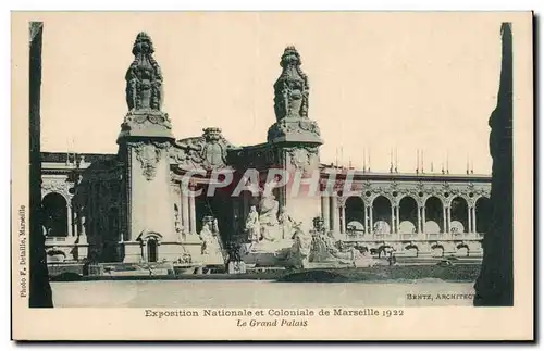 Marseille - Exposition Coloniale - Coloniale de Marseille 1922 - Le Grand Palais - Ansichtskarte AK