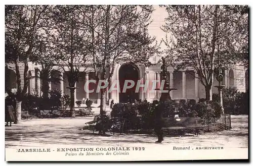 Marseille - Exposition Coloniale 1922 - Palais du Ministere - Ansichtskarte AK