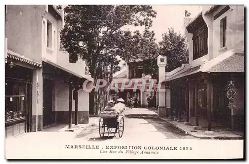 Marseille - Exposition Coloniale 1922 - Une Rue du Village Annamite - Cartes postales