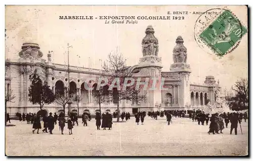 Marseille - Exposition Coloniale 1922 - Le Grand Palais - Cartes postales