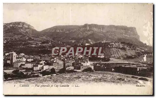 Cassis - Vue Generale et Cap Canaille - Cartes postales