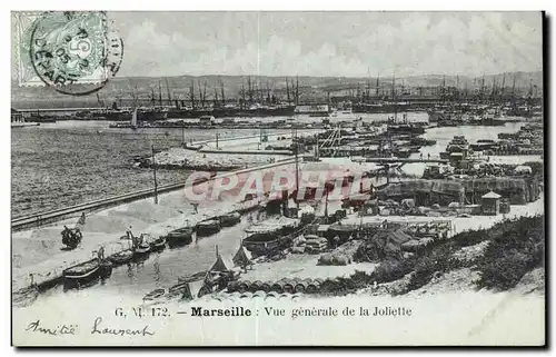 Marseille - Vue Generale de la Joliette - Ansichtskarte AK