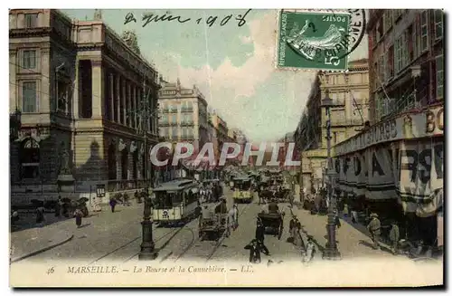 Marseille - La Bourse et la Cannebiere - Cartes postales