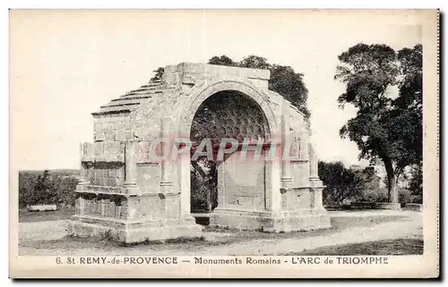 St Remy de Provence - Monuments Romains - L Arc de Triomphe - Ansichtskarte AK