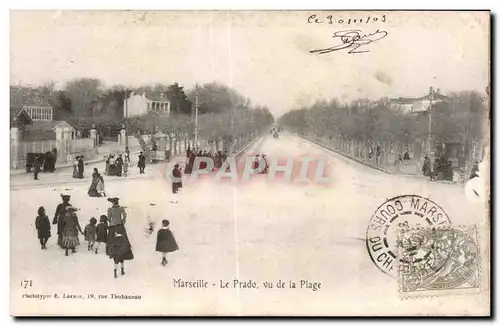 Marseille - Le Prado - La Plage - Cartes postales