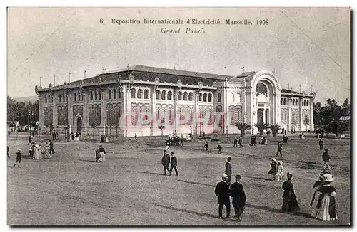 Marseille - Exposition Internationale d Electricite 1908 - Grand Palais - Cartes postales