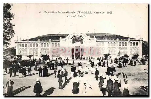 Marseille - Exposition Internationale d Electricite 1908 - Grand Palais - Ansichtskarte AK