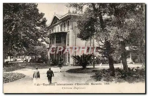 Marseille - Exposition Internationale d Electricite 1908 - Chateau Duplessis - Cartes postales