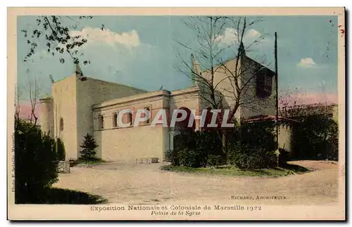 Marseille - Exposition Coloniale 1922 - Palais de Syrie - Ansichtskarte AK