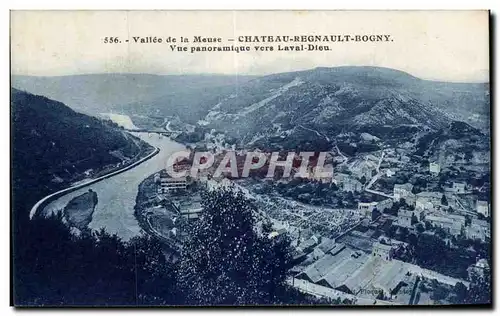 Chateau Regnault Bogny - Vue Panoramique vers Laval Dieu - Cartes postales