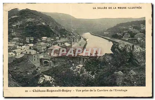 Chateau Regnault Bogny - Vue prise de l Ermitage - Ansichtskarte AK