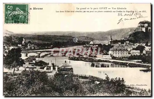 Givet - Vue Generale - Cartes postales