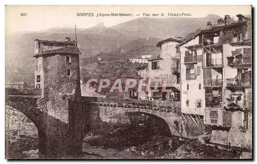 Sospel - Vue sur le Vieux Pont - Cartes postales