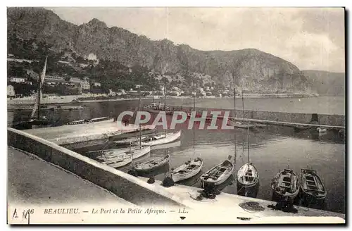 Beaulieu - Le Port et la Petite Afrique - Ansichtskarte AK