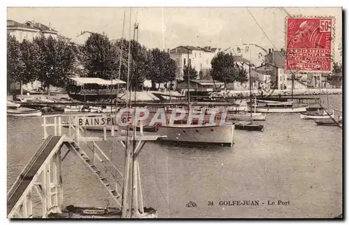 Golfe Juan - Le Port Bateaux - Ansichtskarte AK