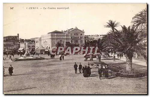 Cannes - Le Casino Municipal - Cartes postales