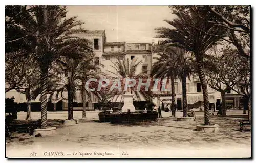 Cannes - Le Square Brougham - Ansichtskarte AK