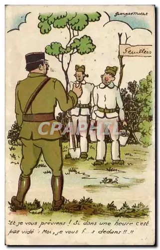 Cartes postales Fantaisie Militaria Georges Mollet