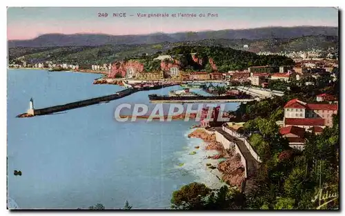 Nice - Vue Generale et l entree du Port - Cartes postales