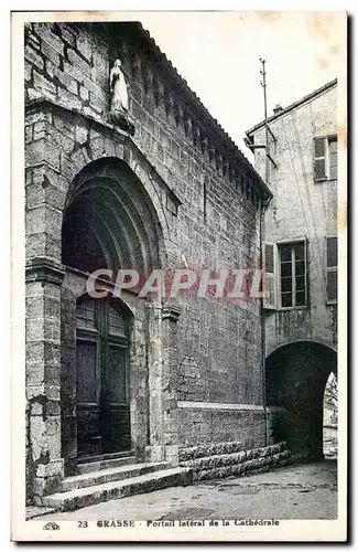 Grasse - Portail de la Cathedrale - Ansichtskarte AK