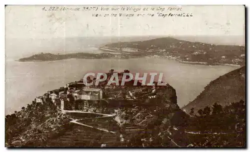 Eze - Vue sur le Village - Cartes postales