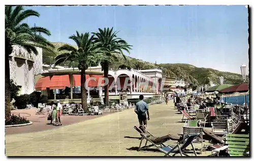 Menton - La Promenade et le Casino - Ansichtskarte AK