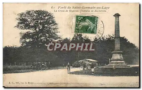 St Germain en Laye - La Foret - La Croix de Noailles - Cabane de Bucherons - Ansichtskarte AK