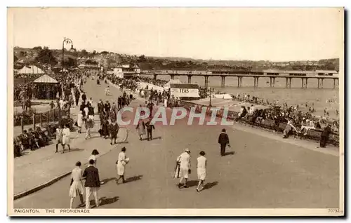 Angleterre - England - Devon - Paignton - The Promenade - Ansichtskarte AK