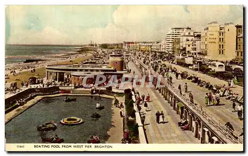 Angleterre - England - Sussex - Brighton - Boating Pool from West Pier - Ansichtskarte AK