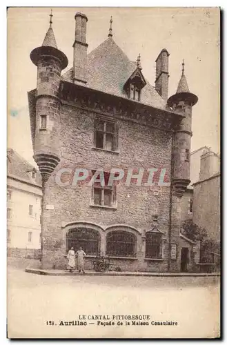 Aurillac - Facade de la Maison Consulaire - Ansichtskarte AK