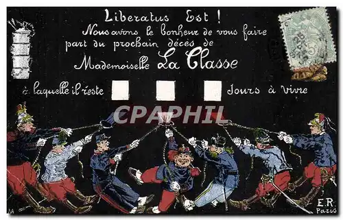 Cartes postales Fantaisie Militaria La classe Leberatus Est ! Dragons