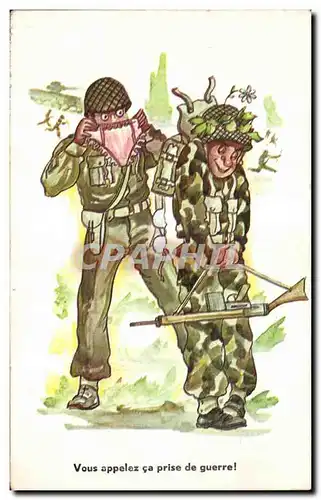 Cartes postales Fantaisie Humour Culotte Militaria Vous appelez ca prise de guerre