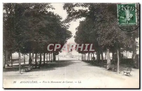 Angouleme - Vers le Monument de Carnot - Ansichtskarte AK