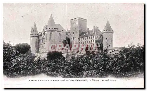 Angouleme - Le Chateau - Larochefoucault - Vue Generale - Ansichtskarte AK