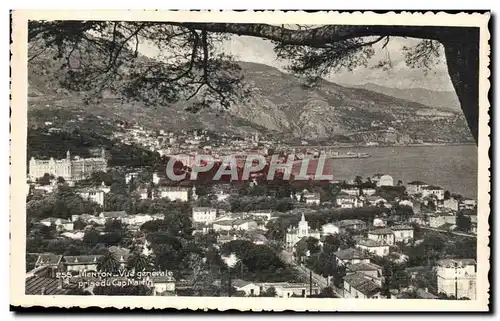 Menton - Vue Generale - Cartes postales
